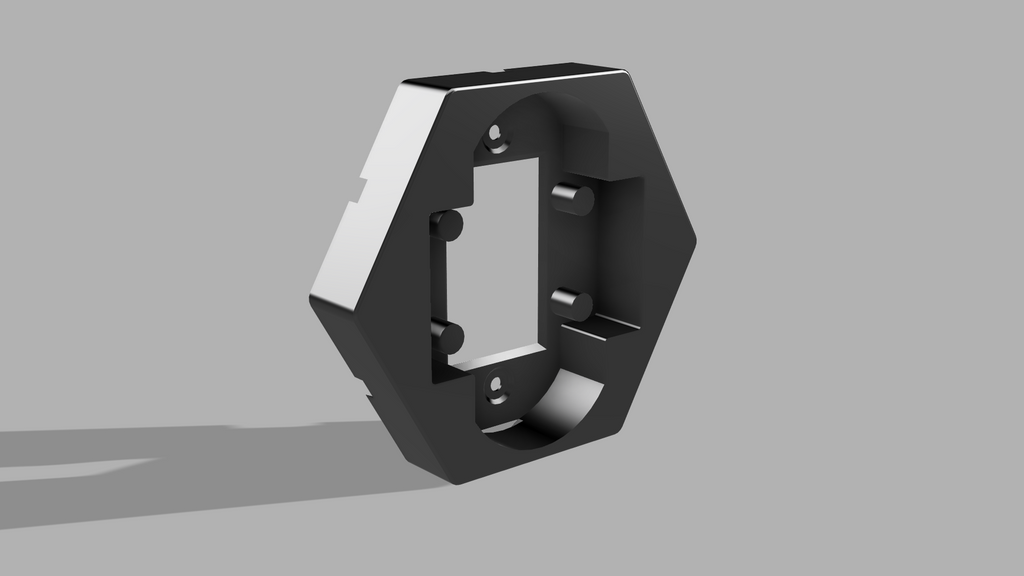 Hexagonal medal holder