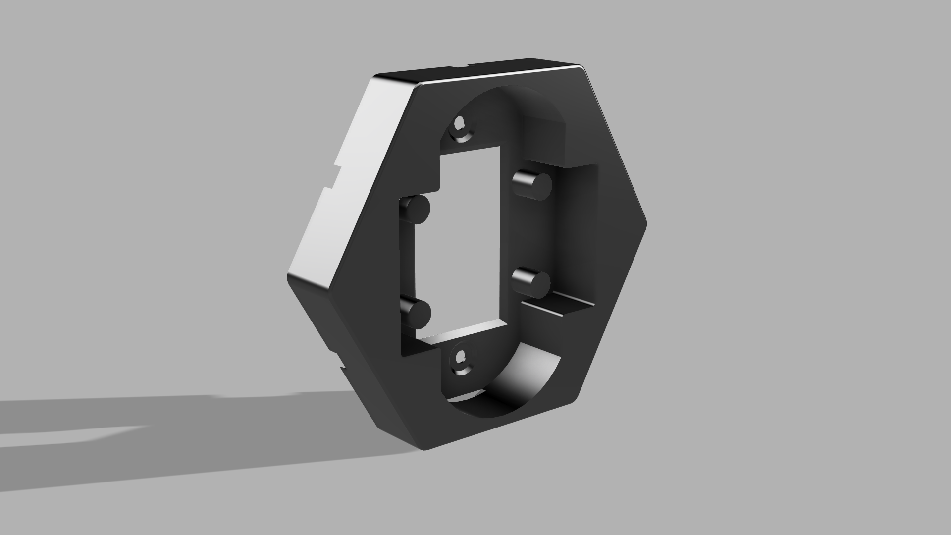 Hexagonal medal holder