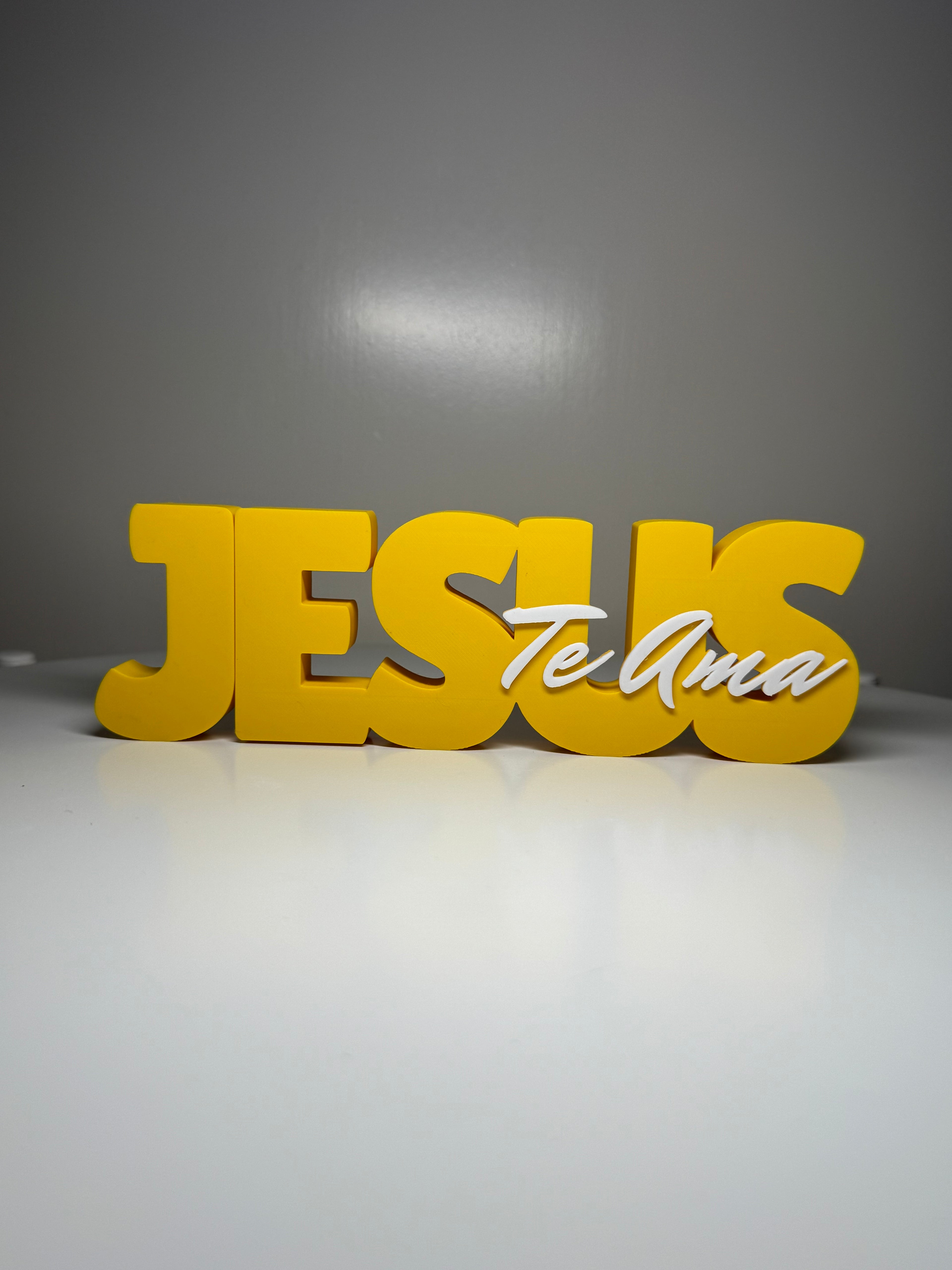 Jesus Te Ama - Placa Decorativa
