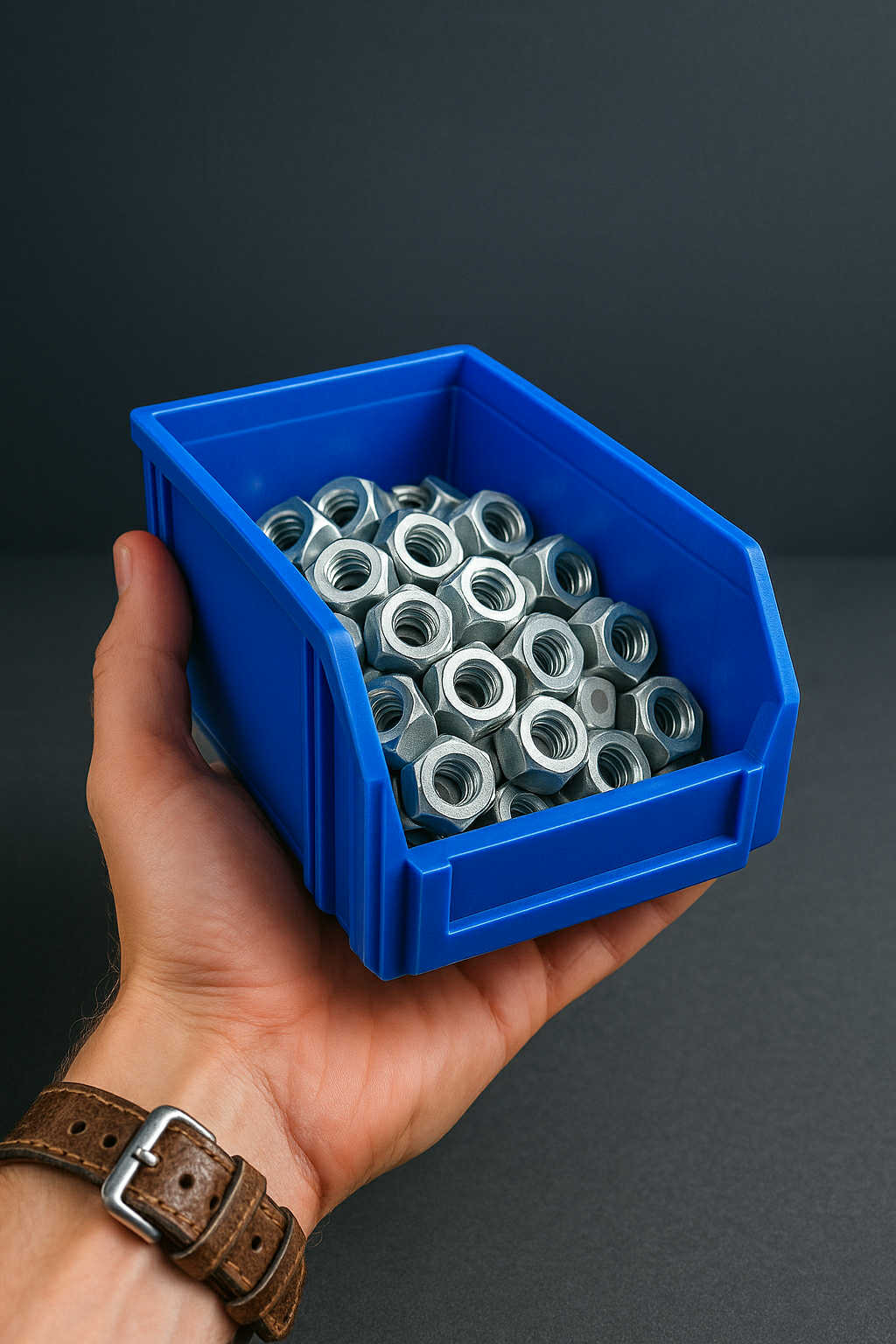 Stackable Parts Storage Bin - 150x100x80mm