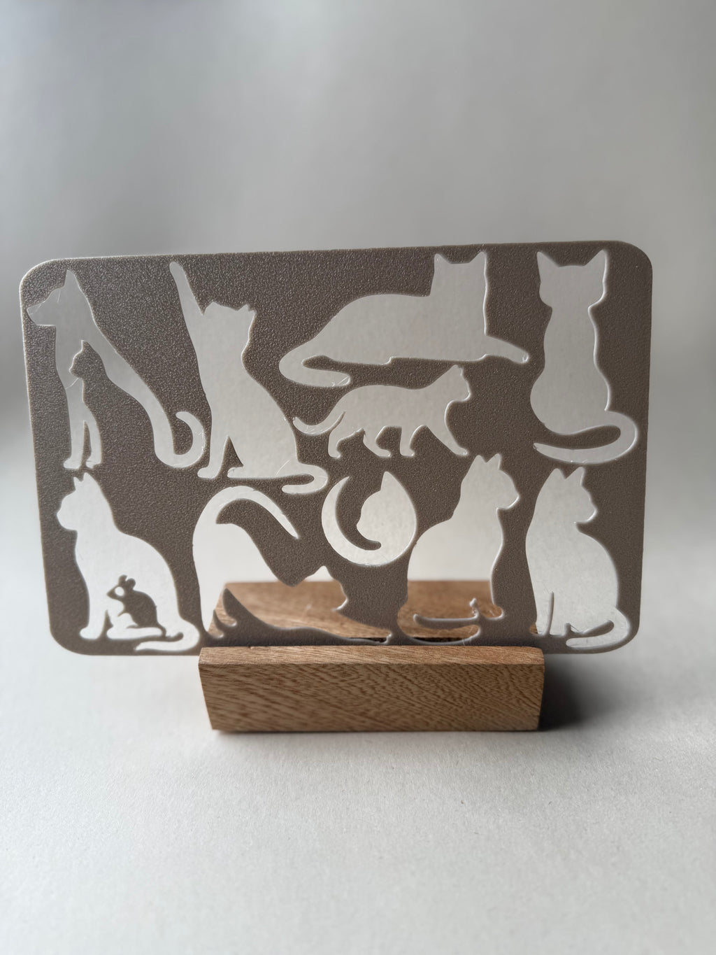 Cat Silhouette Stencil