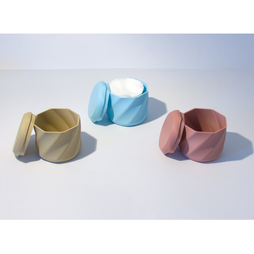 Octagonal Box for Cotton Pads