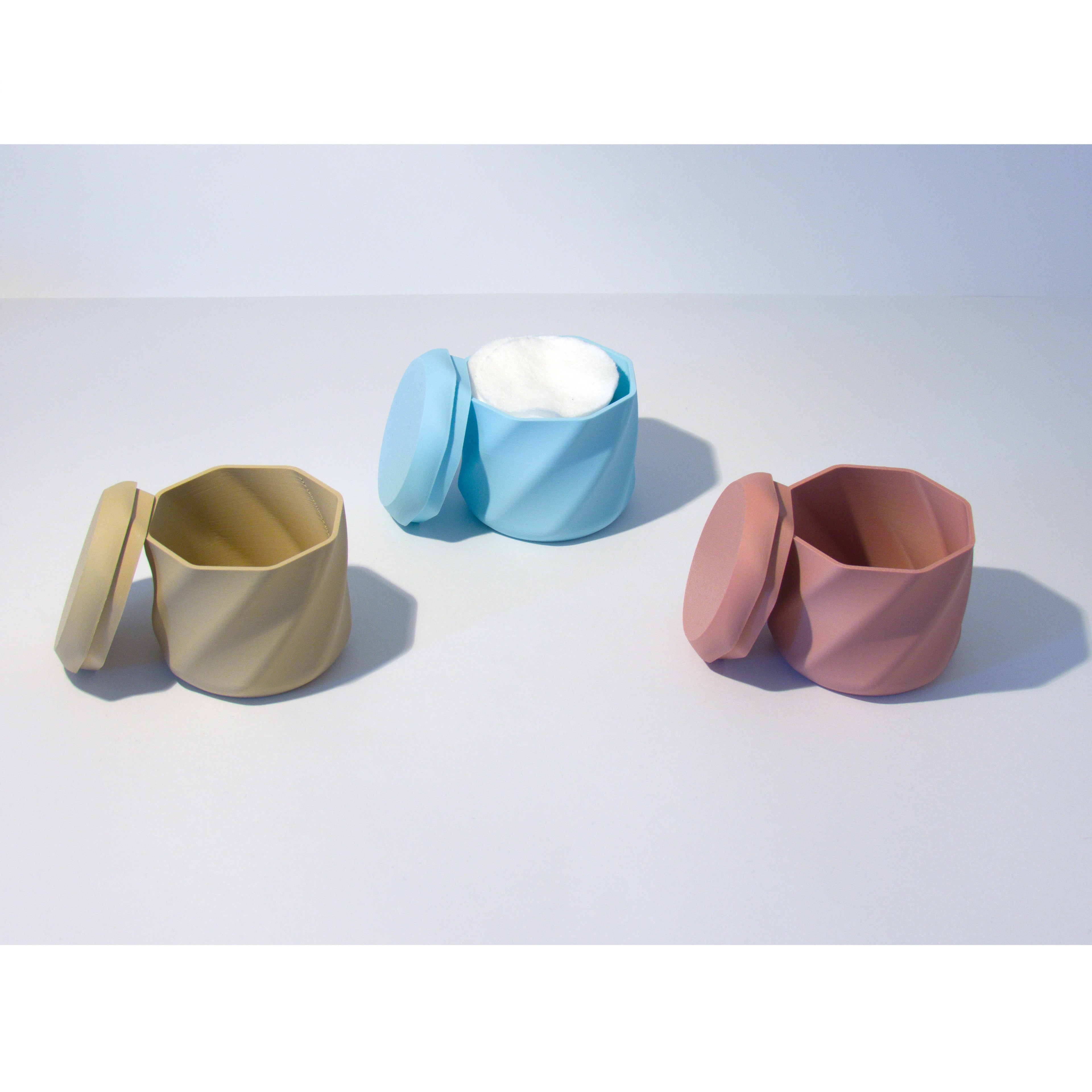 Octagonal Box for Cotton Pads