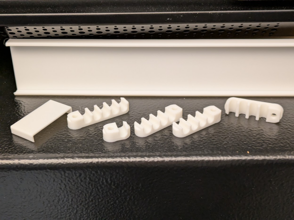 Ethernet Cable Wall Clips and Cover/Conduit
