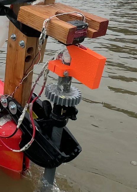 Servo Horn to Trolling Motor - Kayak Steering v3