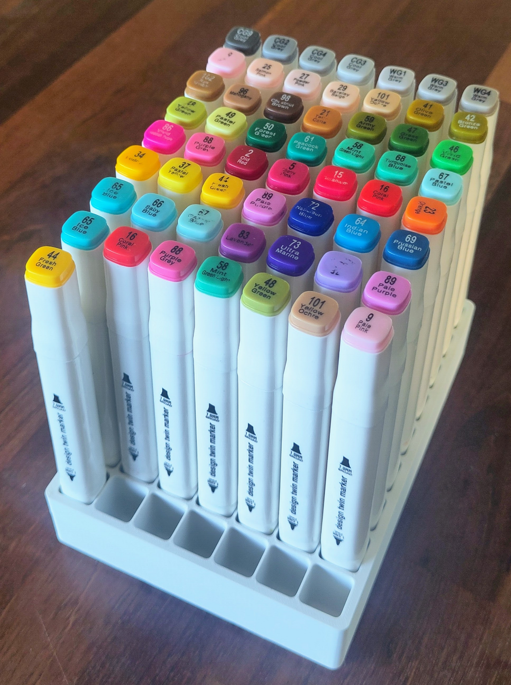 gridfinity 4x3 Design Twinmarker holder