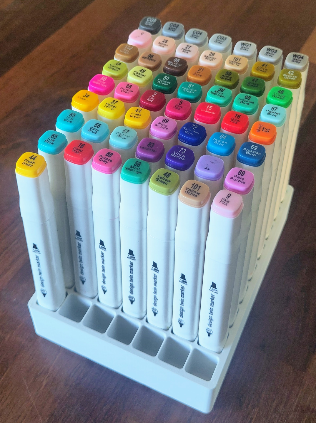gridfinity 4x3 Design Twinmarker holder