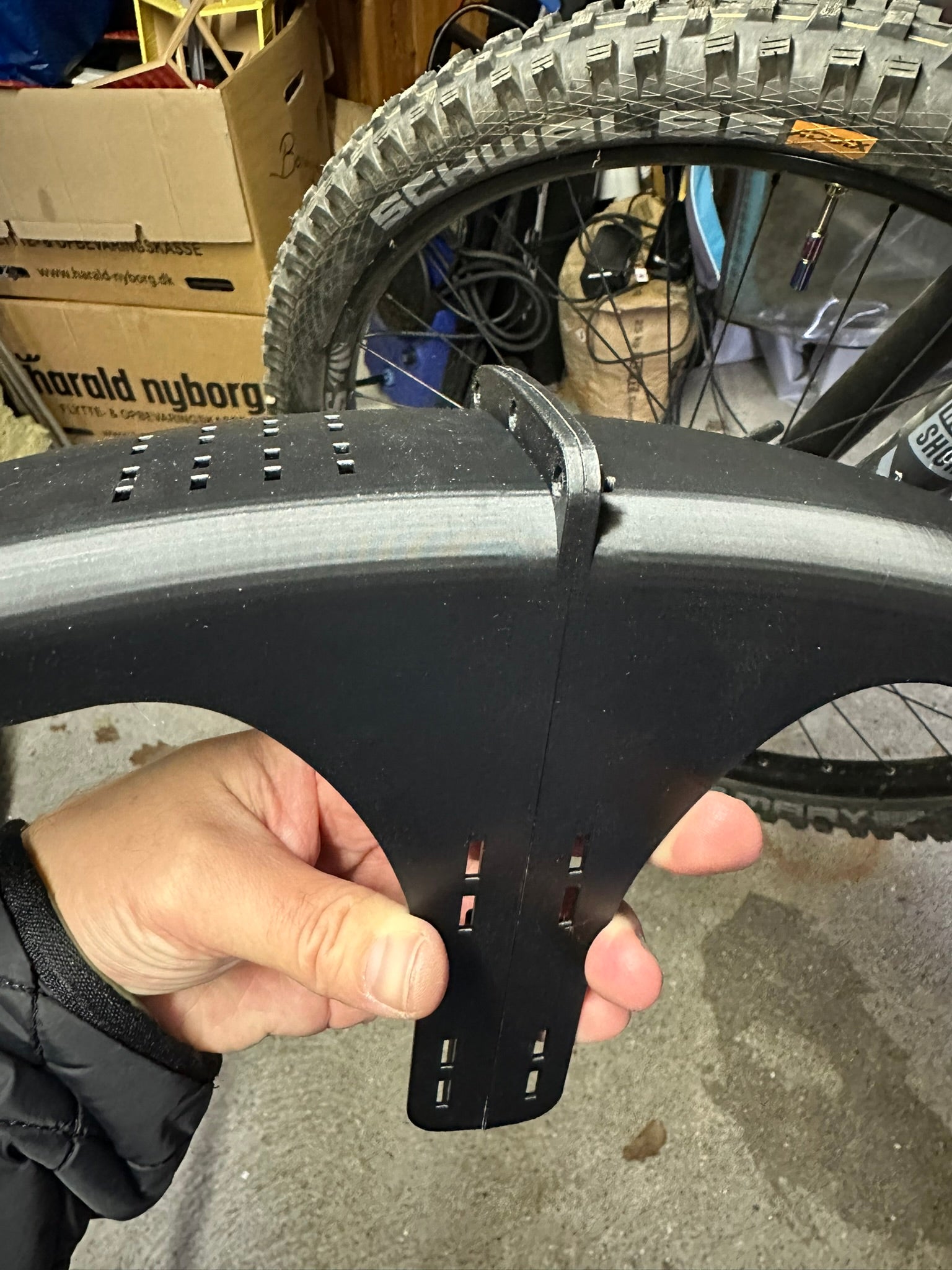 MTB Front Mudguard/Fender 29"/27.5" +Zip-Tie Mount