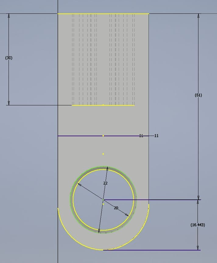 20x20 Vslot Spool End Mount