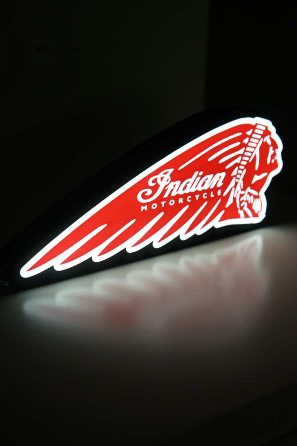 Logo Indian Motorcycles light box