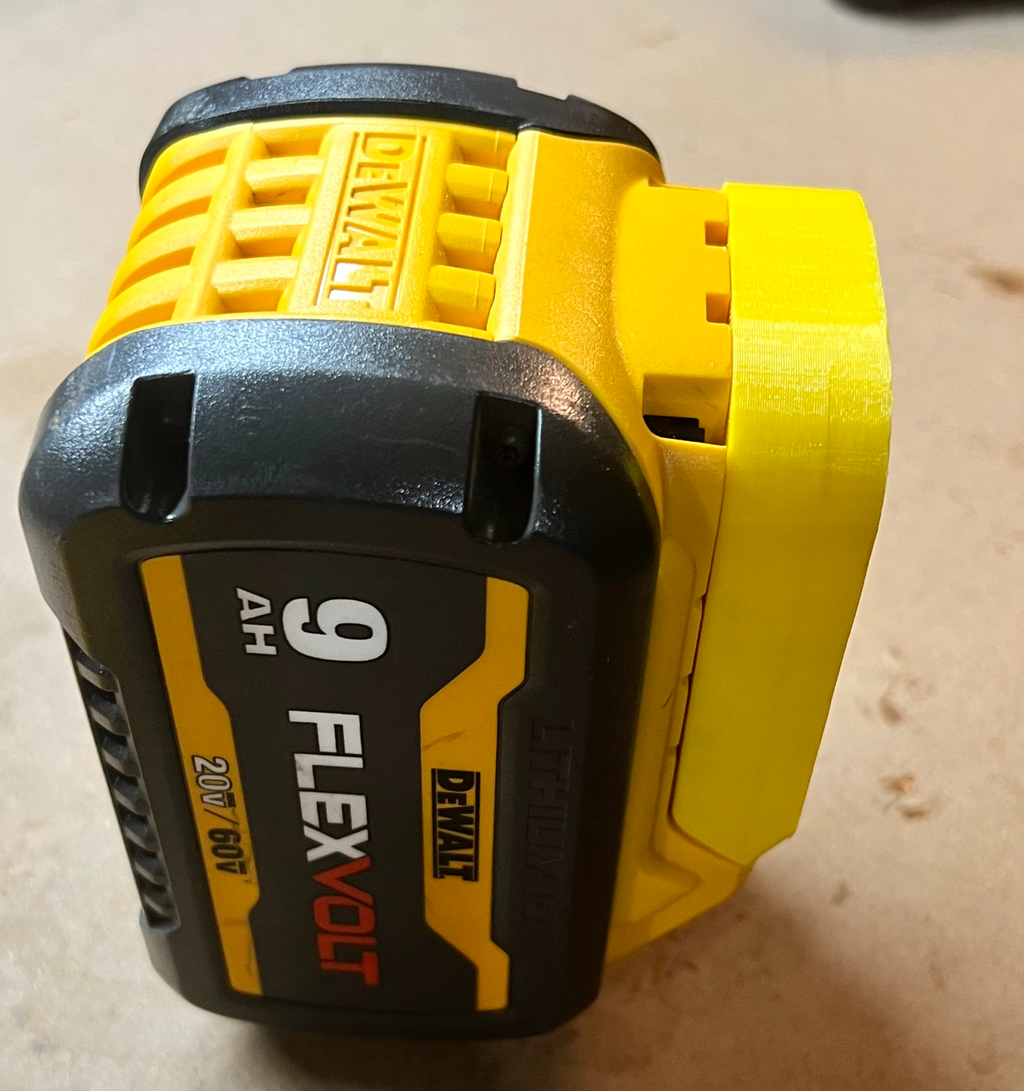 Dewalt 20v battery mount
