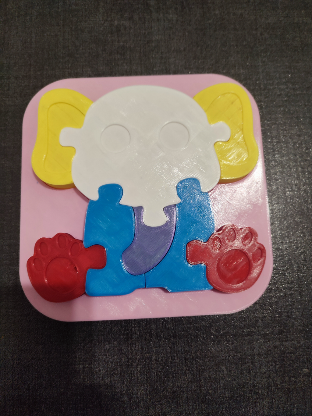 Elephant puzzle for kids