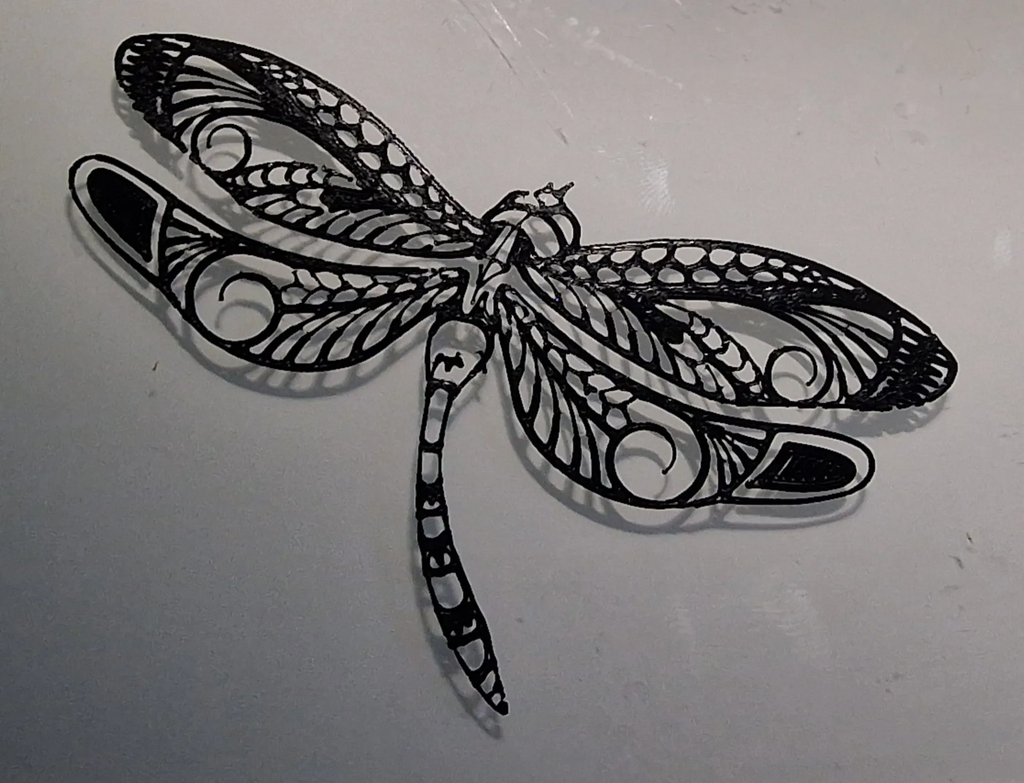 Dragonfly 2d wall art home decor