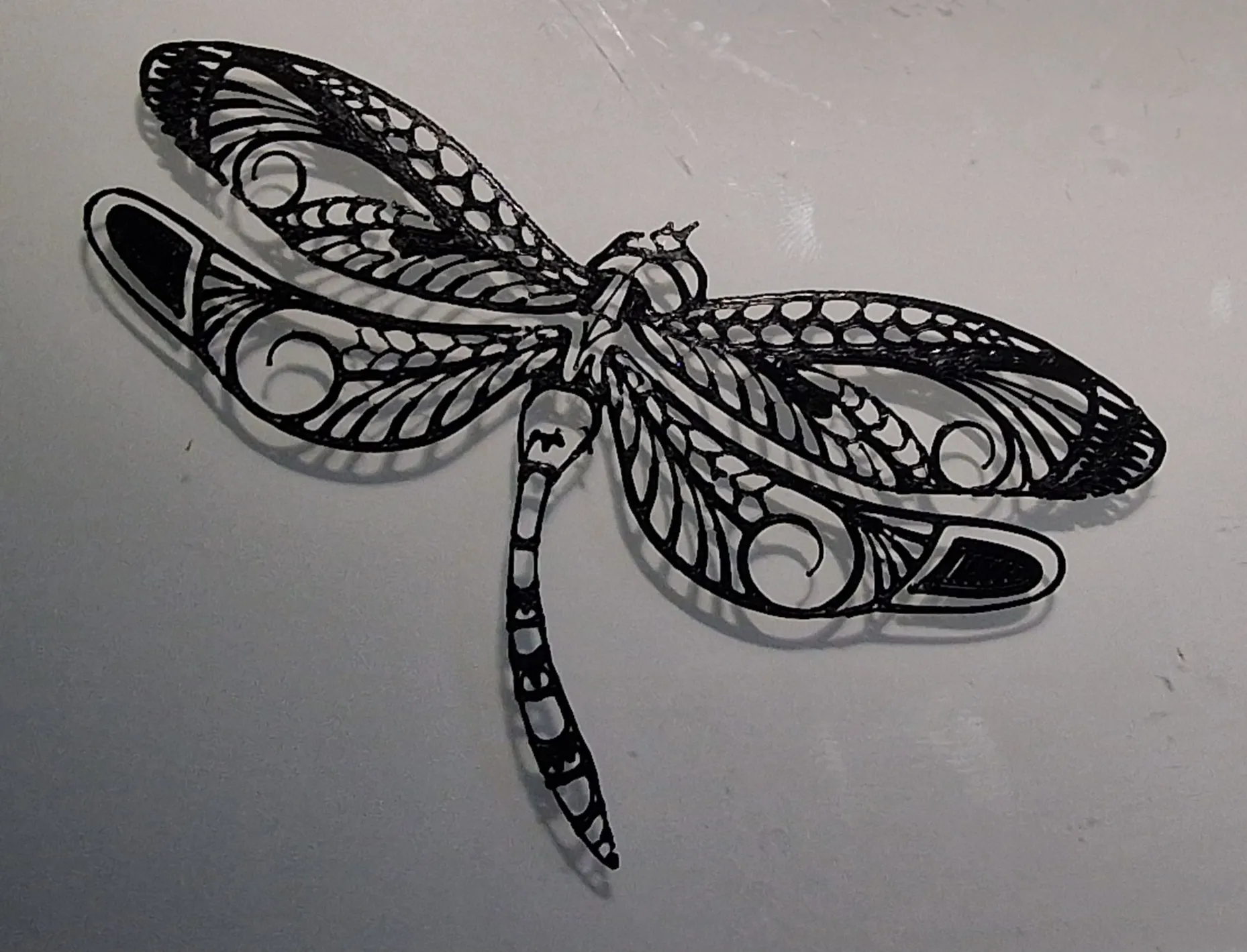 Dragonfly 2d wall art home decor