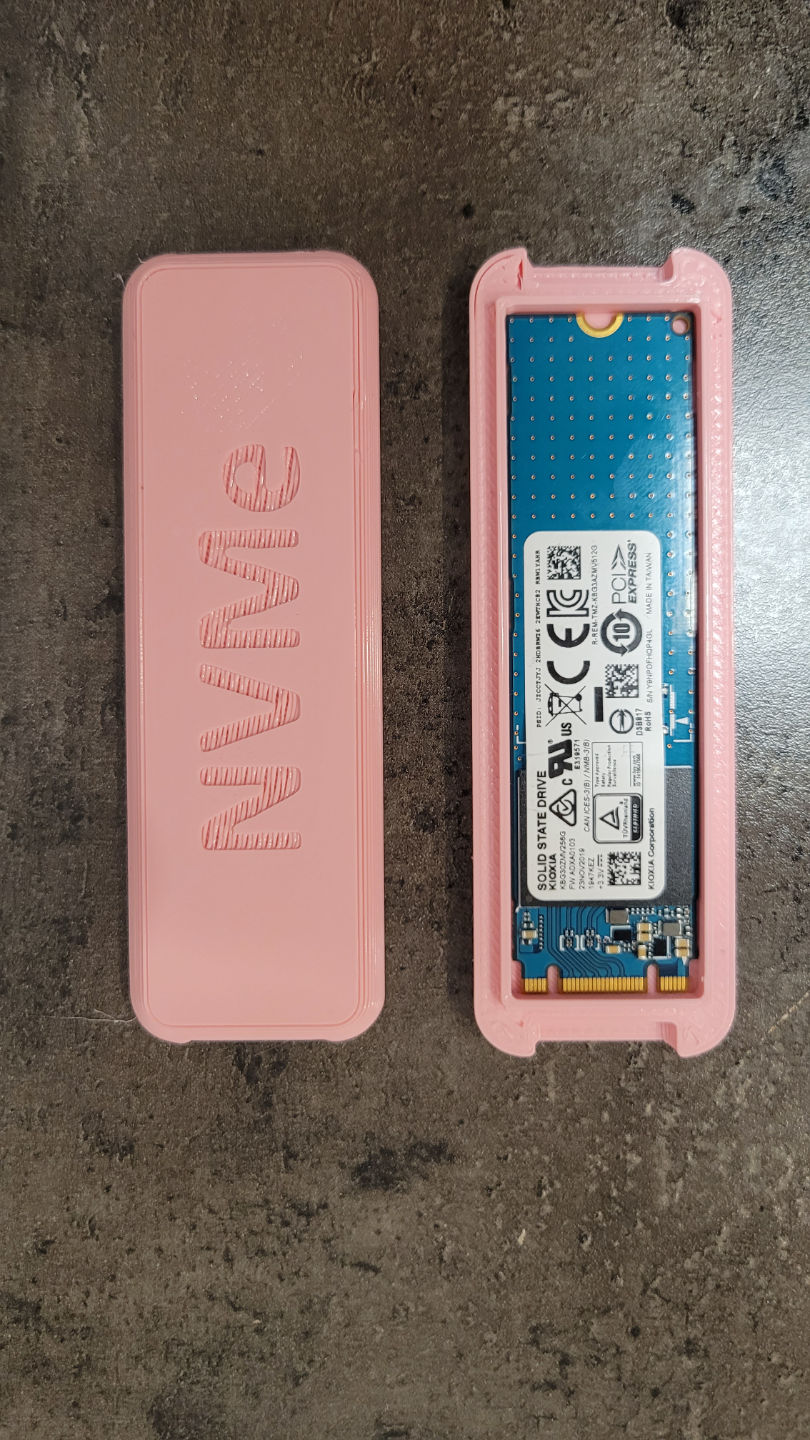 NVMe drive case