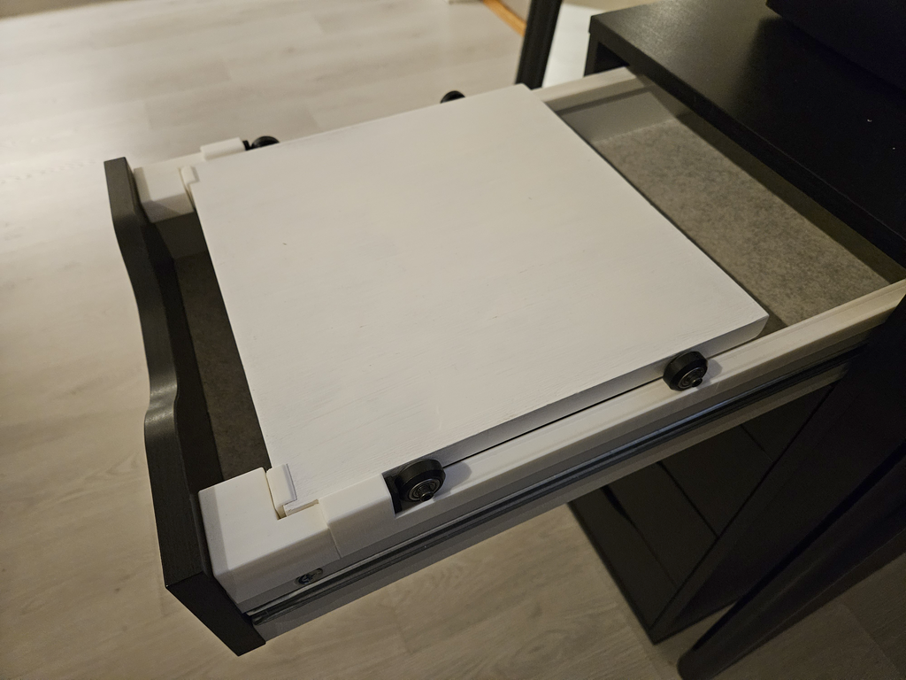 Table-in-a-Drawer (IKEA ALEX Drawer Unit)