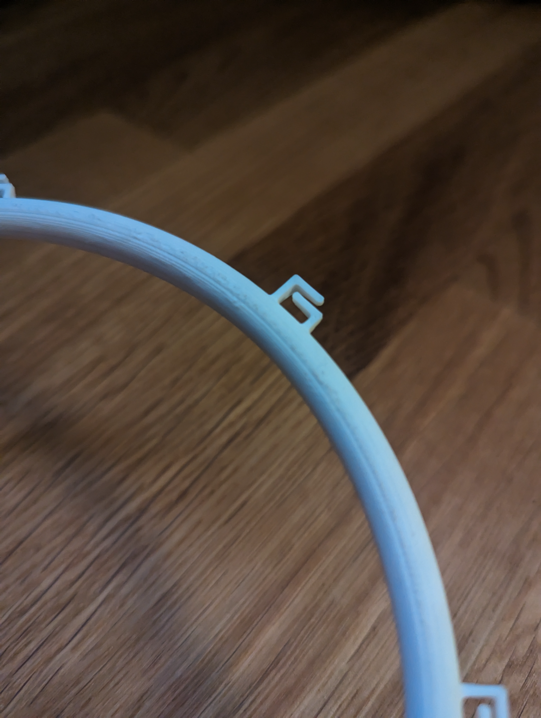 Ring for wall mounted basketball hoop