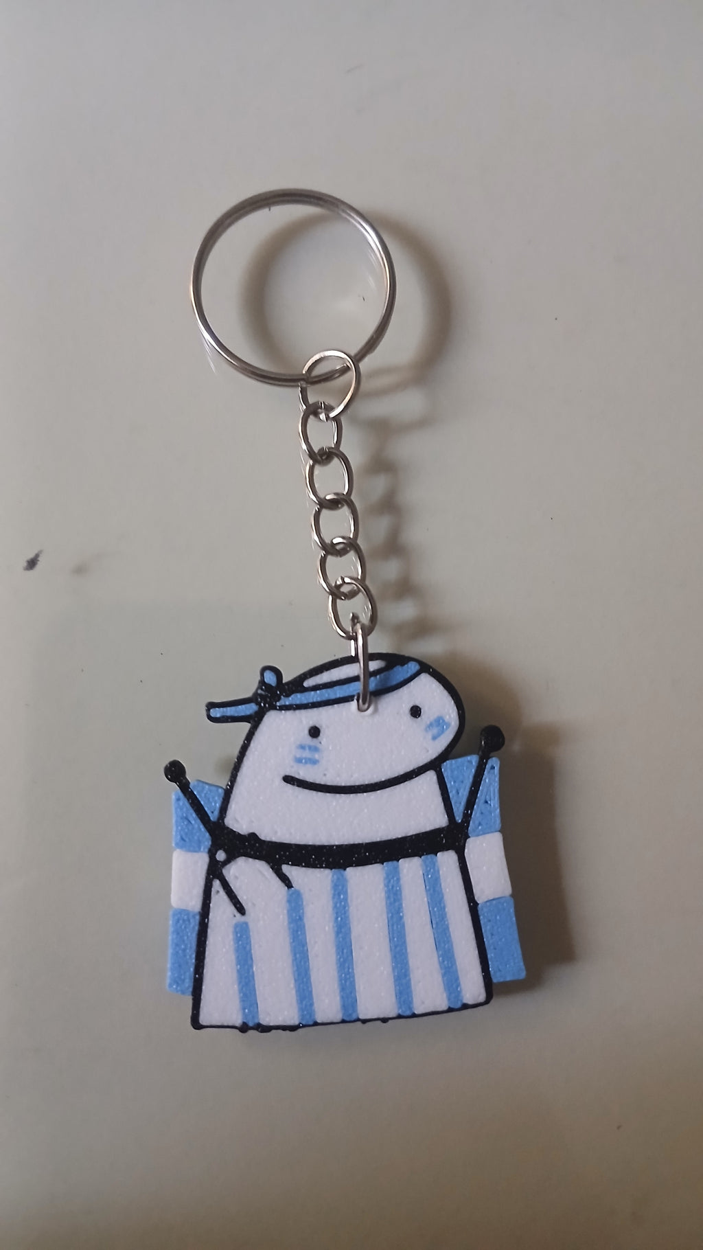 Llavero flork con bandera argentina mundial