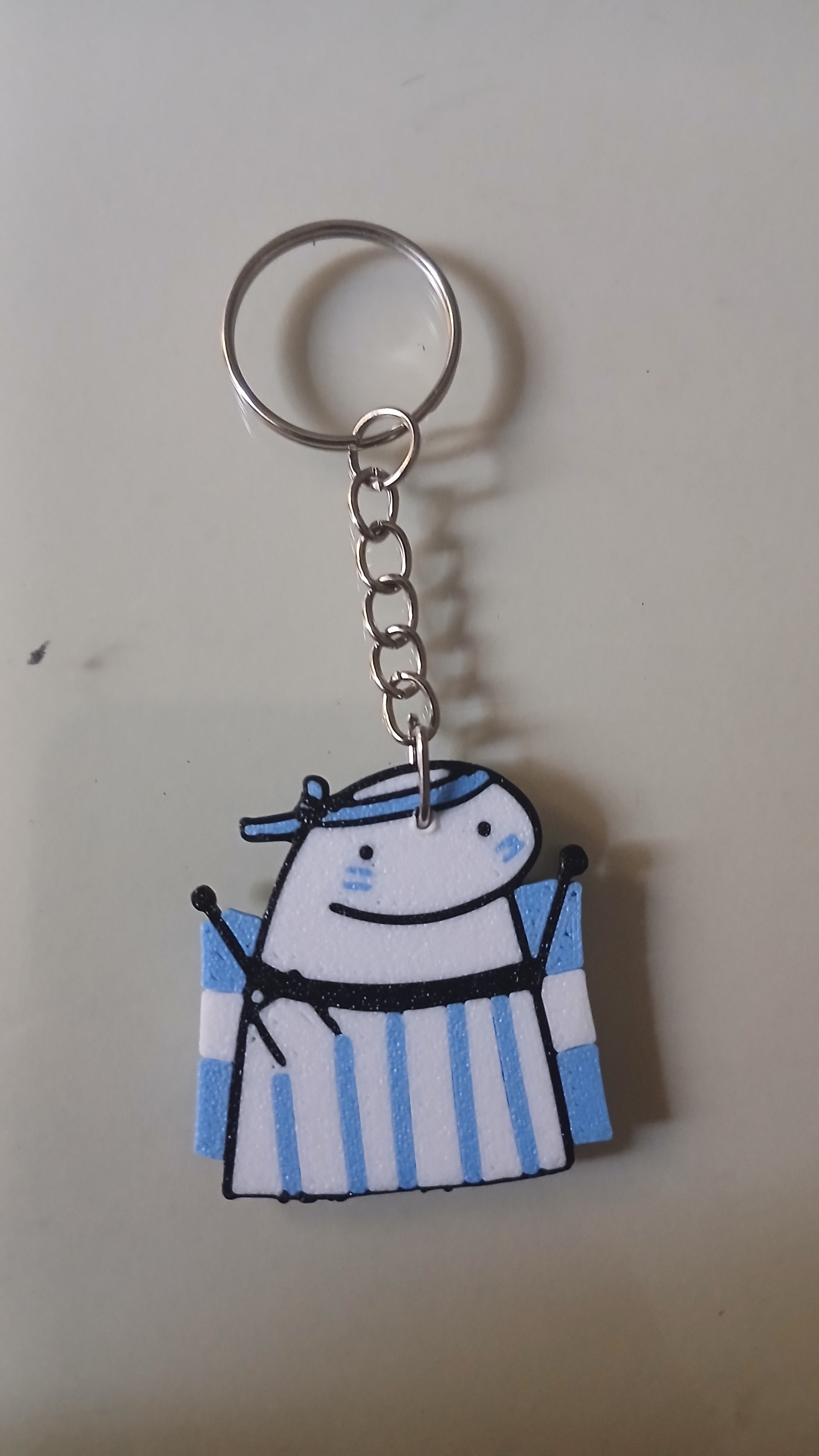 Llavero flork con bandera argentina mundial