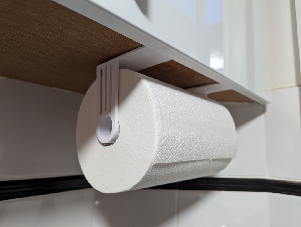 XL Paper Towel Holder (140mm diameter, 18mm shelf)