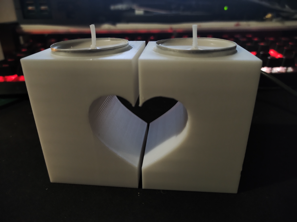 Tea Light Heart