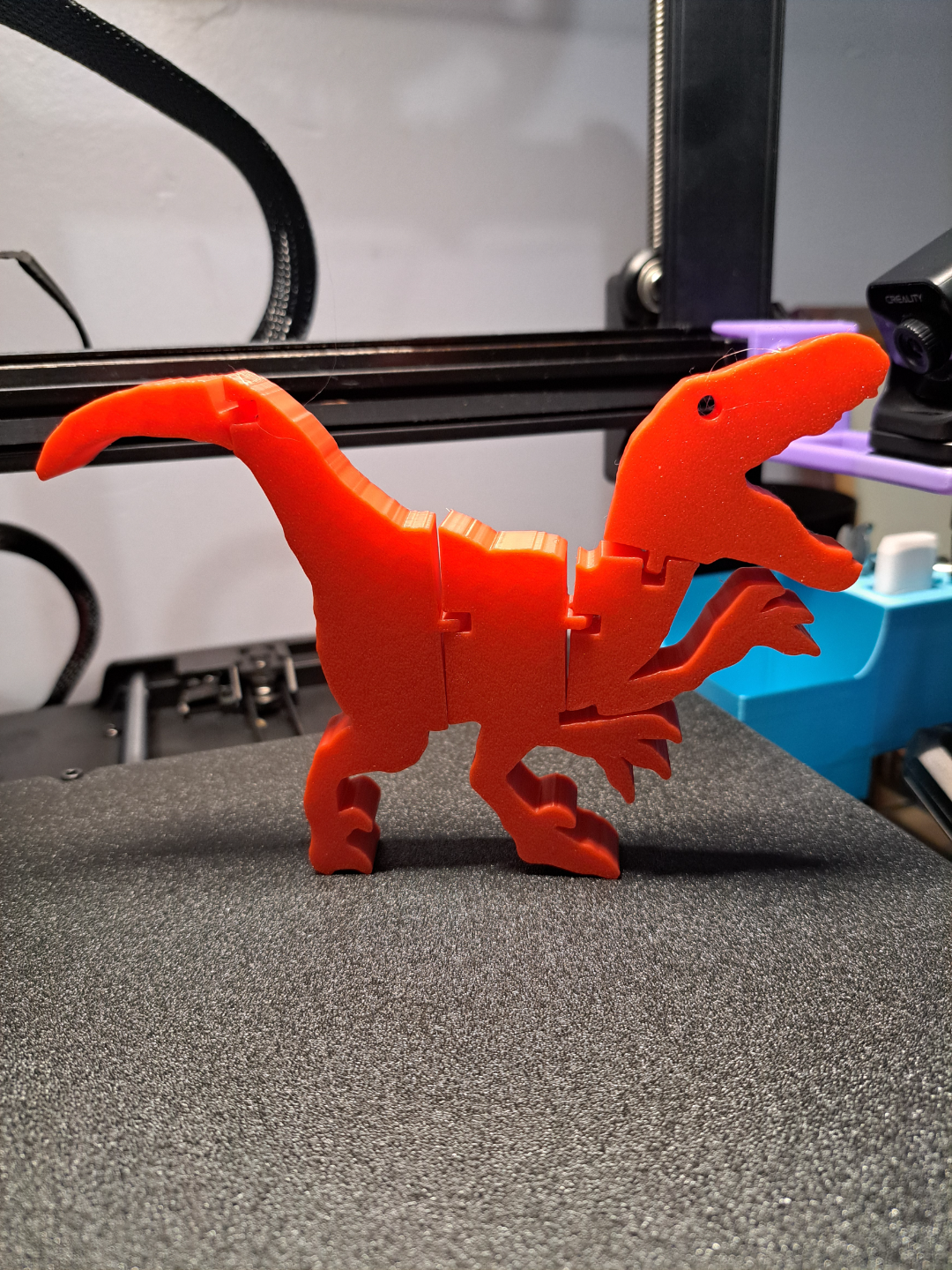 Vinnie Velociraptor (articulated - print in place)