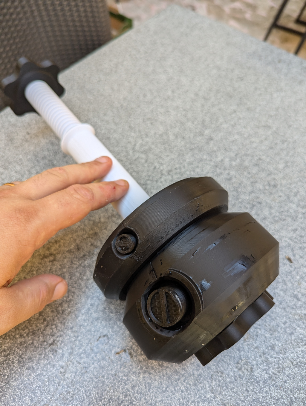 Adjustable Dumbbell Weight Set (water/sand fill)