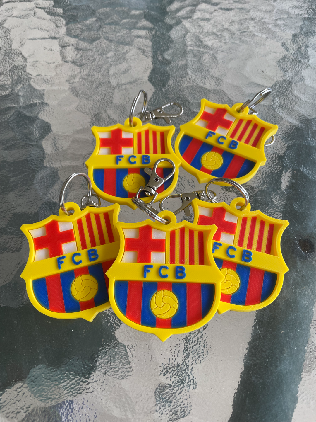 Barcelona FC keychain
