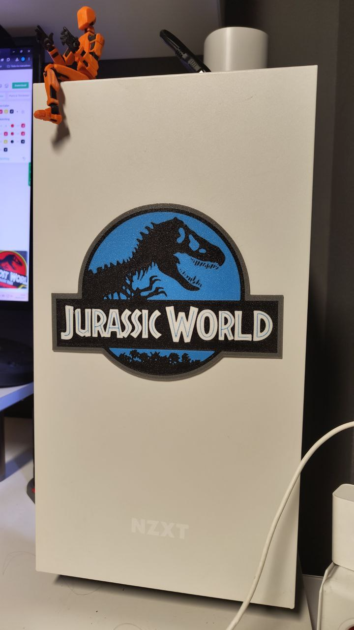 Jurrasic World Wall Art plate
