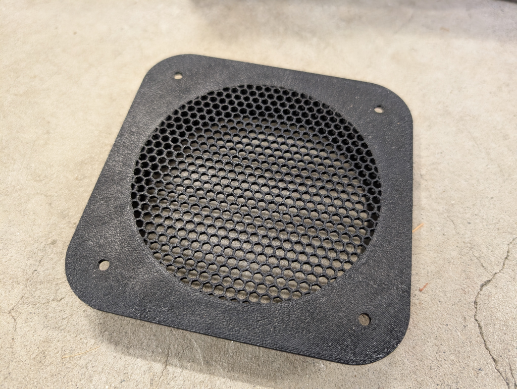 Customizable Exhaust Vent Wall Plate w/ Hex Mesh