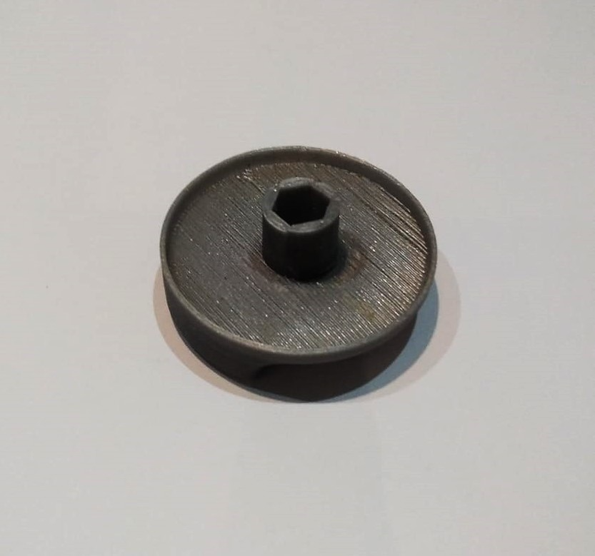 Sink overflow knob