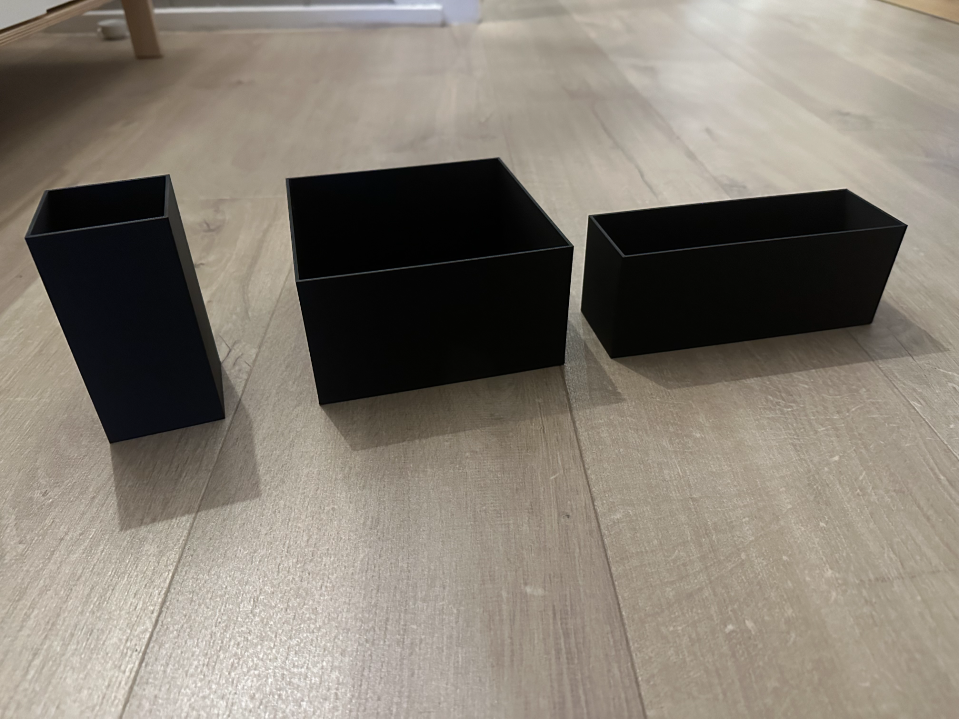 Storage boxes for desktop