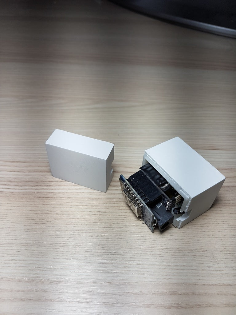 case for wemos d1 with power shield and pir sensor