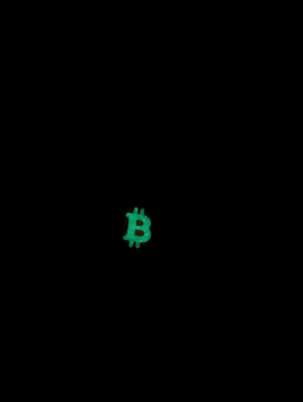 Brick 2x4 with Bitcoin logo