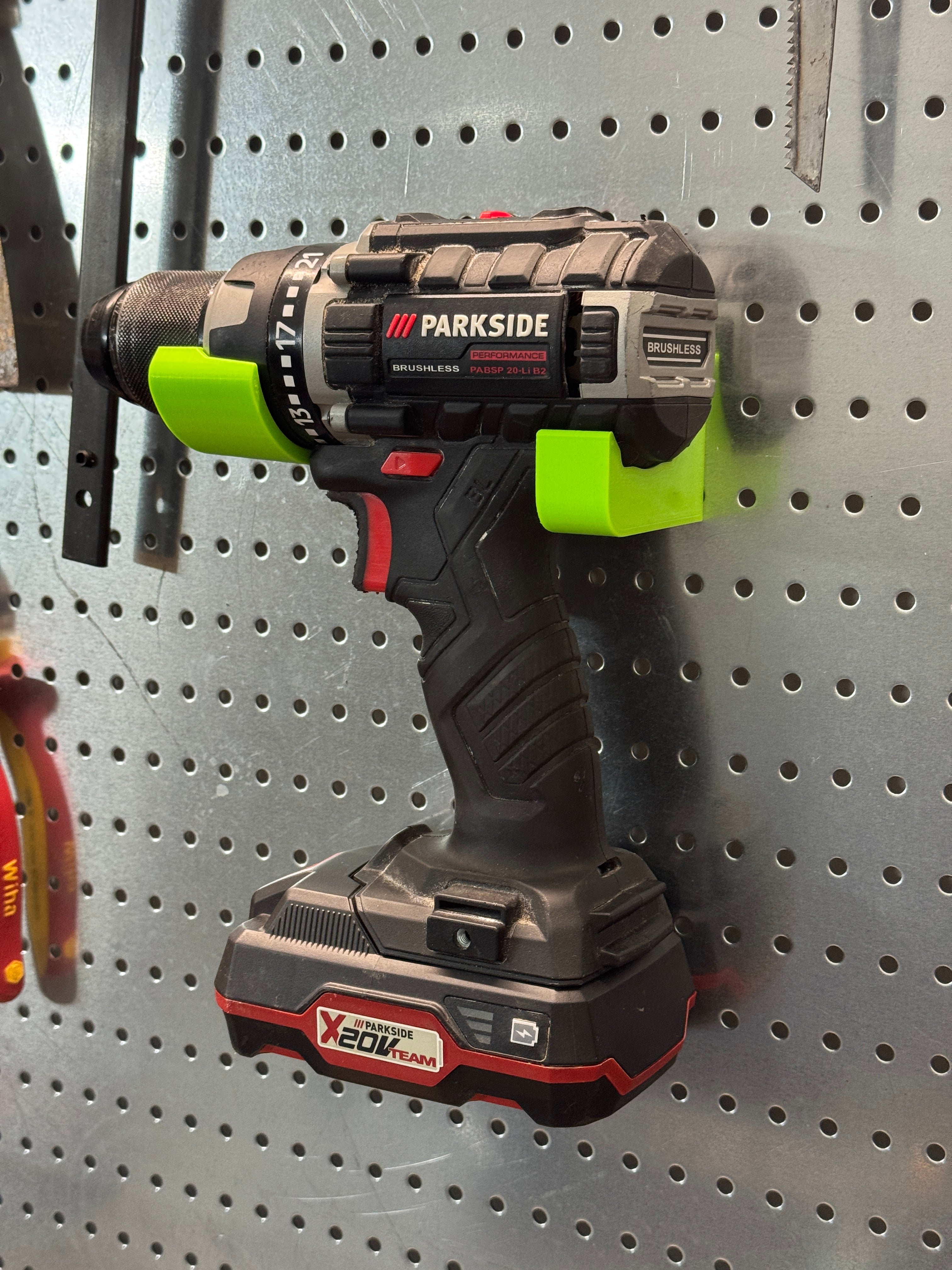 Parkside Performance aku drill holder