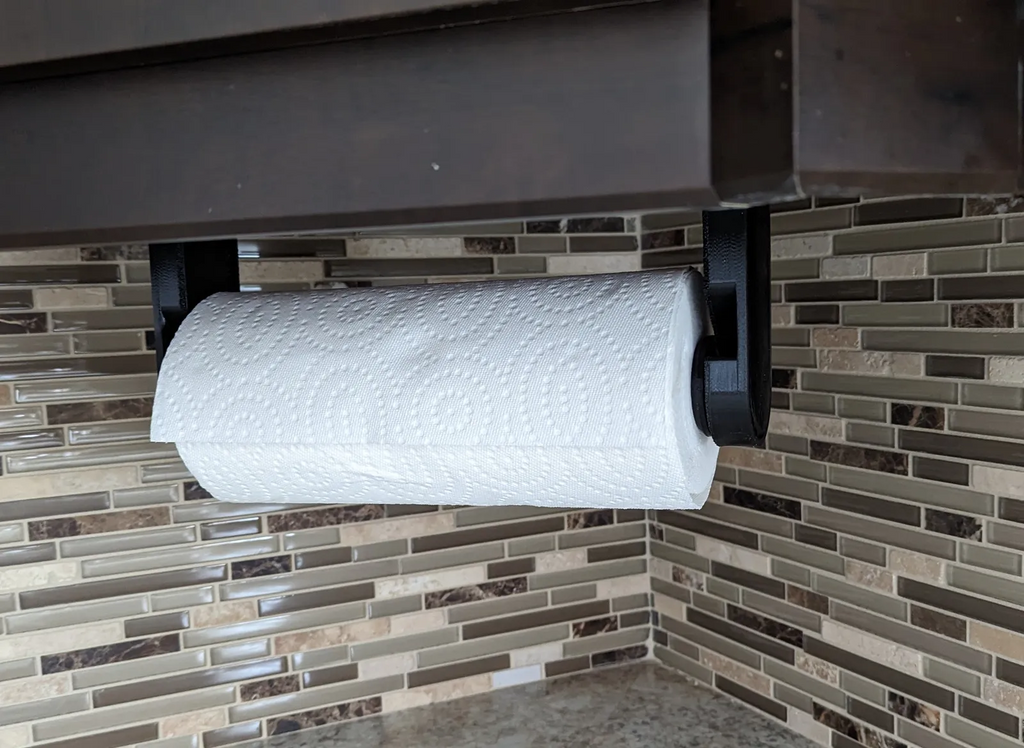 under mounted paper towel holder