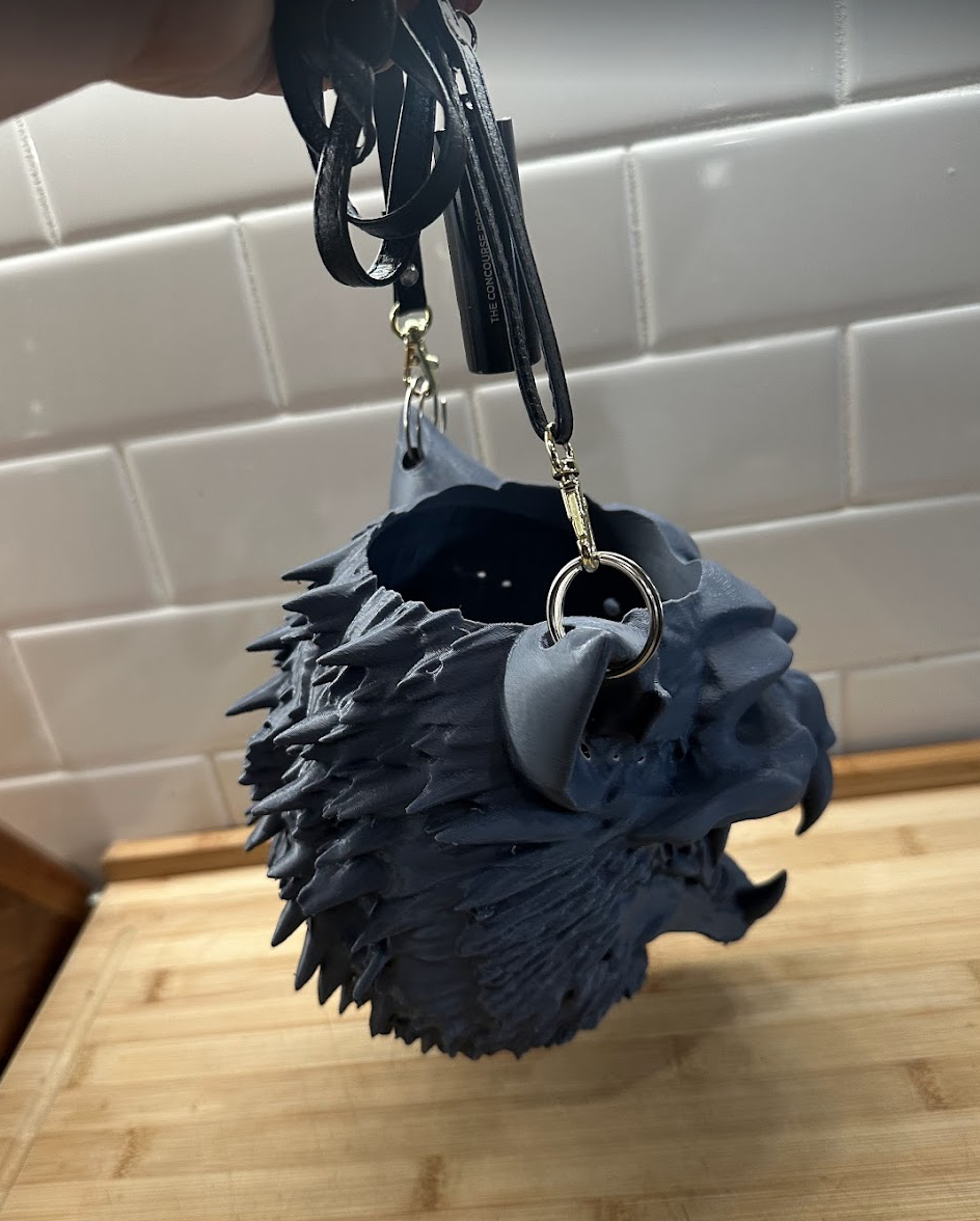 Werewolf Skull Purse