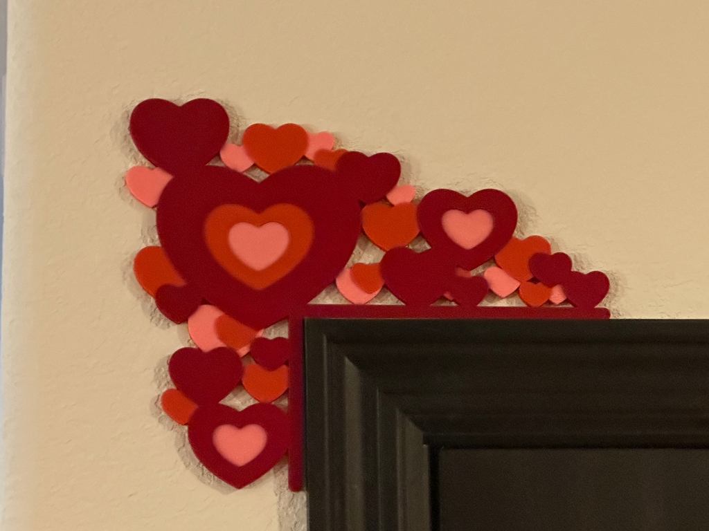 Valentines Day Heart Door Corner