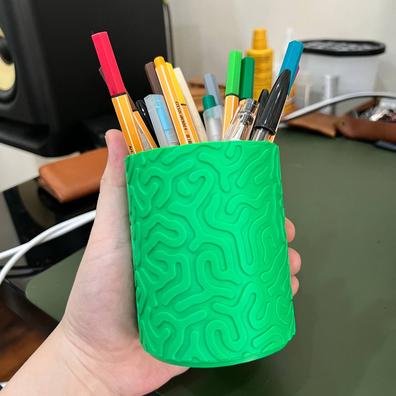 Maze Flow Pen Holder | Multipurpose Storage