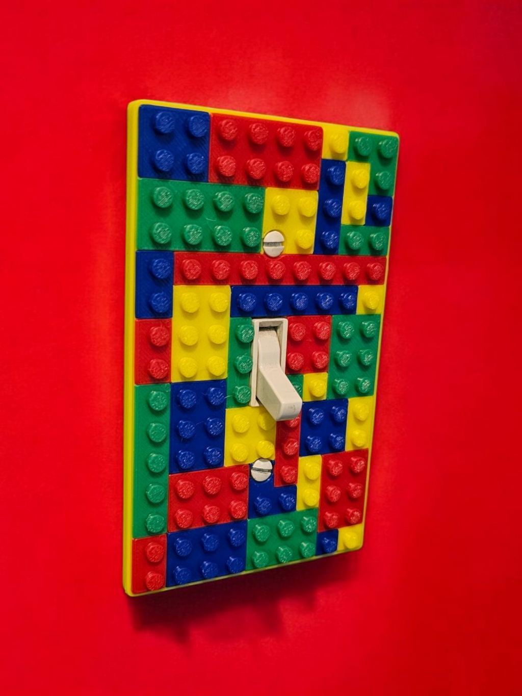 Brick Toy Wall Switch Plate
