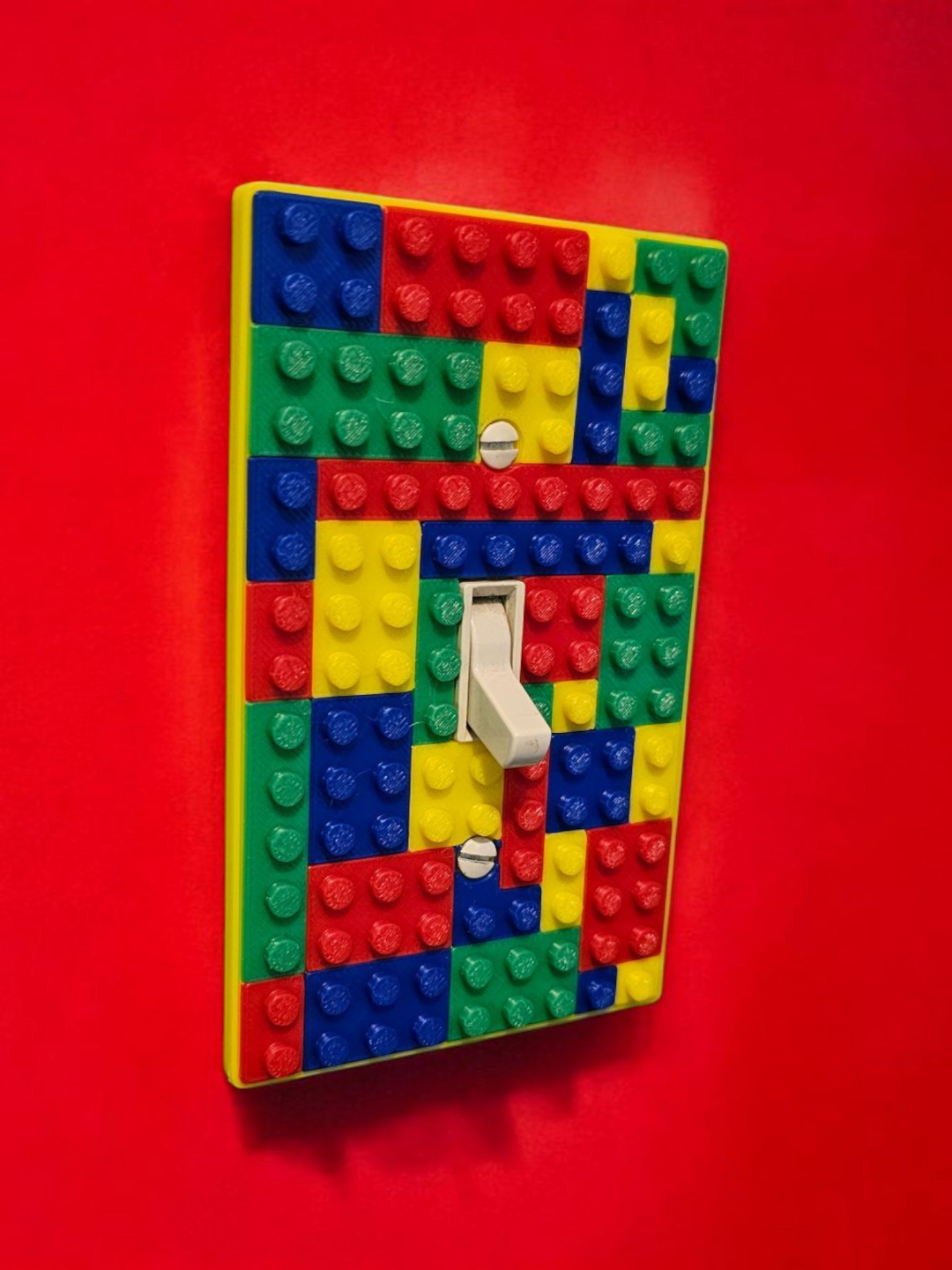 Brick Toy Wall Switch Plate