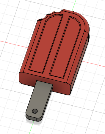 Ice Cream / popsicle KeyRing
