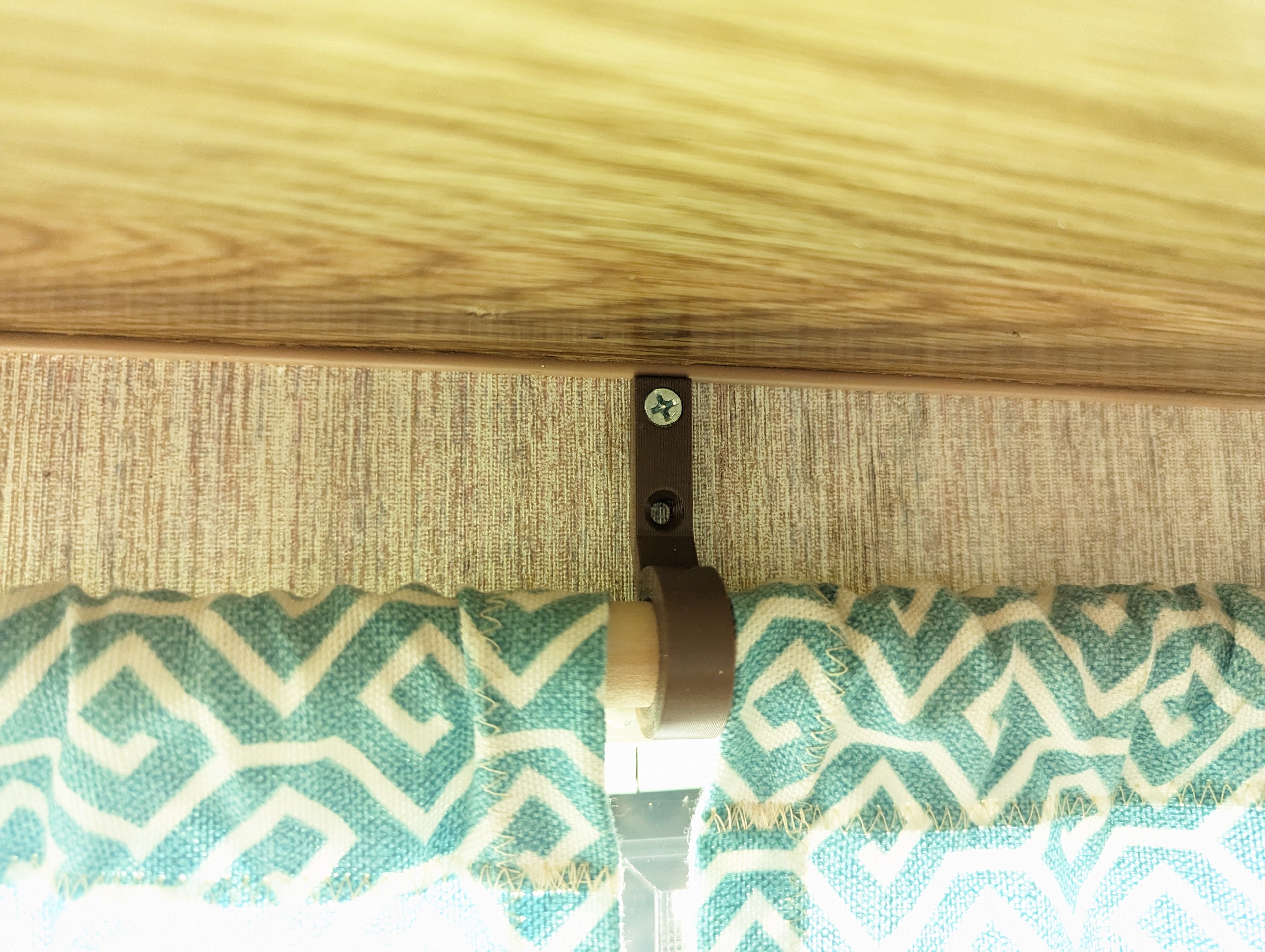 Curtain Rod Holders for Wooden Dowels