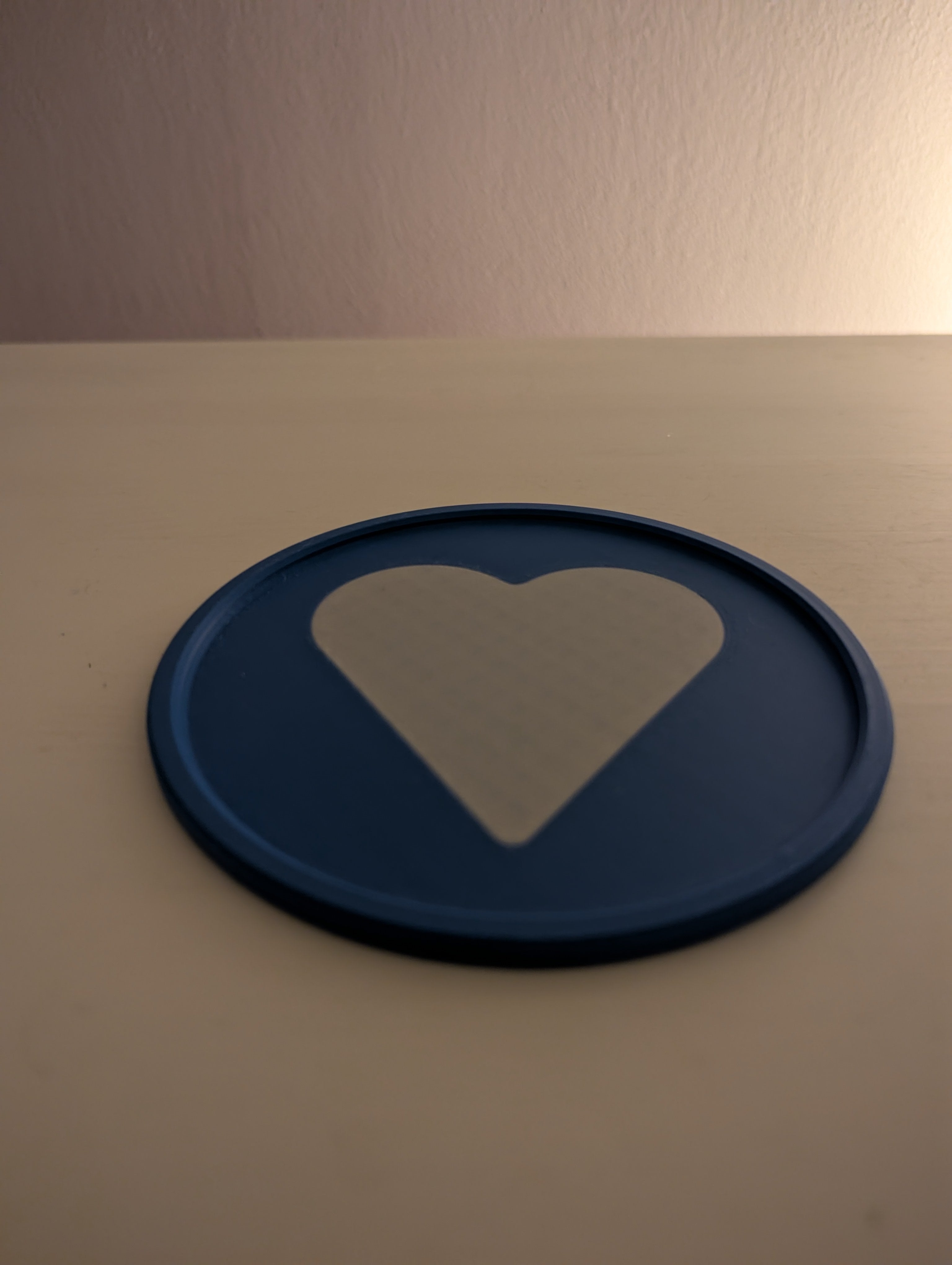 Large Heart Coaster