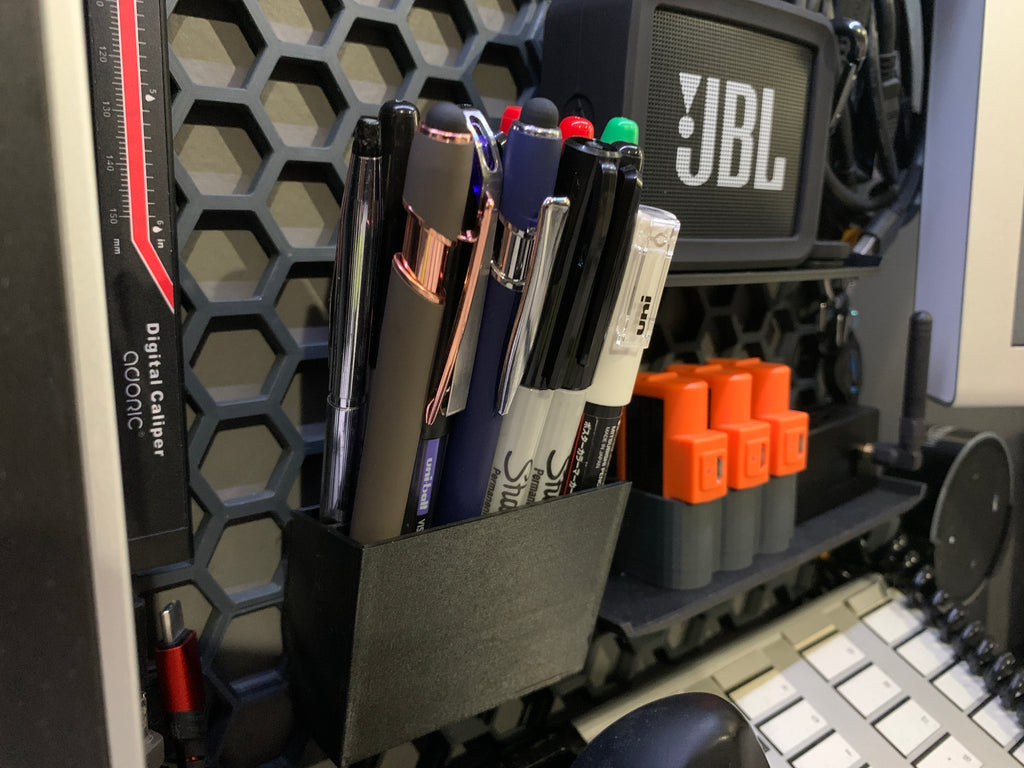Pen, Pencil, Markers, Stuff Holder for Honeycomb Storage Wall