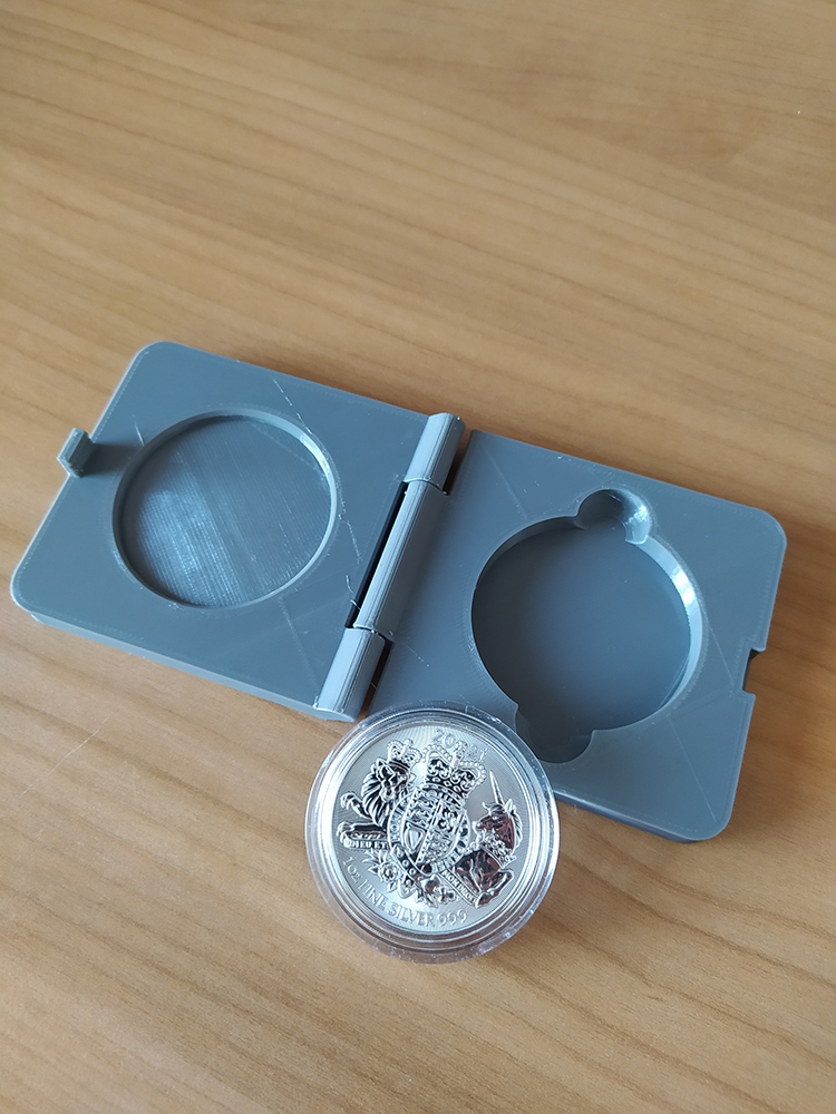 1oz silver coin box