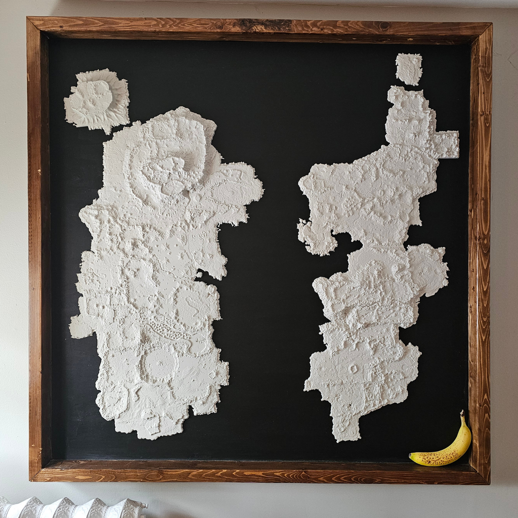 GIANT Kalimdor & Eastern Kingdoms Topographic Map