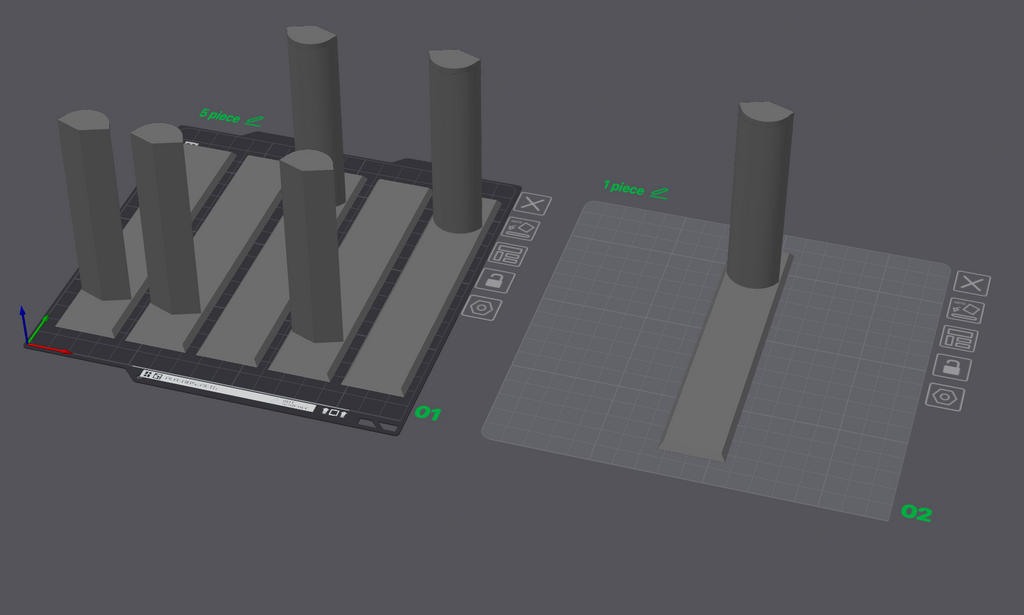 Basic spool wall mount