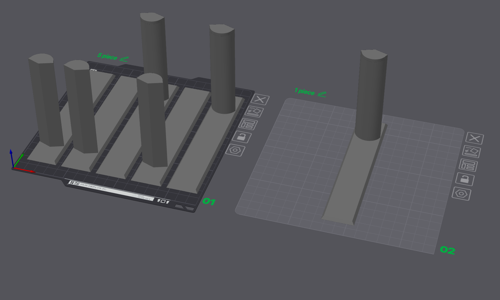 Basic spool wall mount
