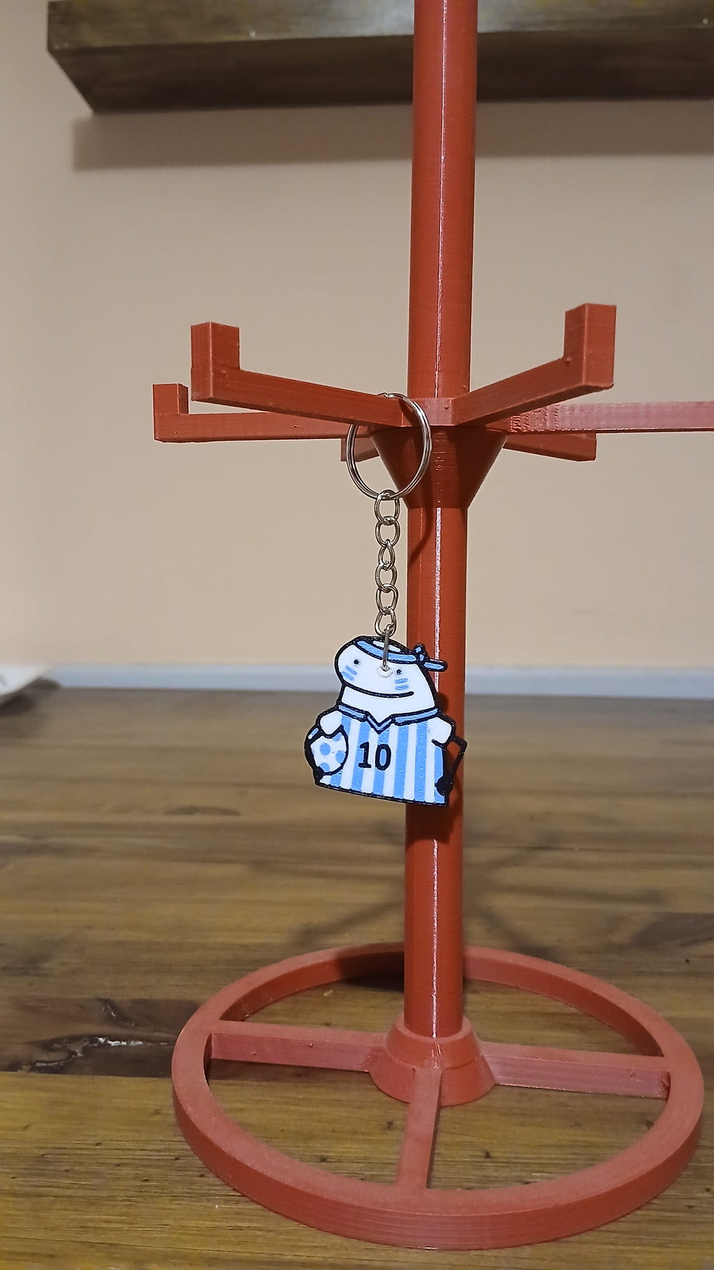 Llavero flork con pelota mundial argentina